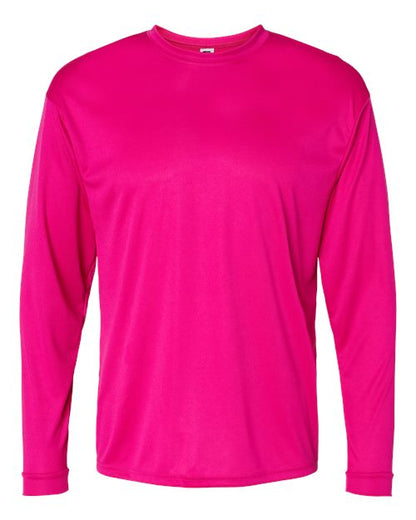 C2 Sport Performance Long Sleeve T-Shirt 5104 Hot Pink