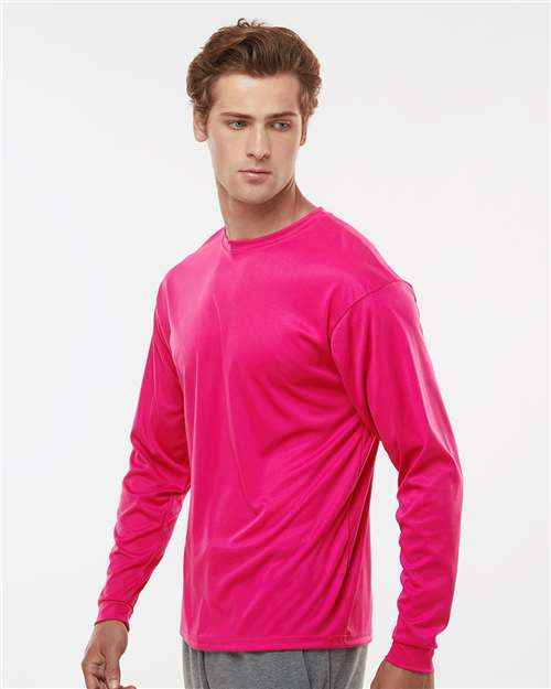C2 Sport Performance Long Sleeve T-Shirt 5104 Hot Pink