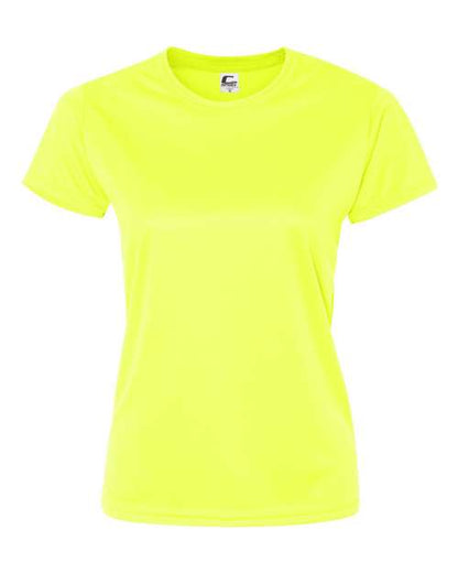 C2 Sport Women’s Performance T-Shirt 5600 Safety Yellow
