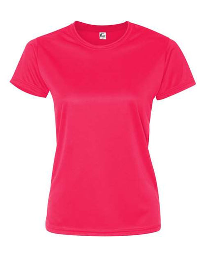C2 Sport Women’s Performance T-Shirt 5600 Hot Coral