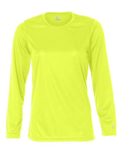 Badger Women's B-Core Long Sleeve T-Shirt 4164 Safety Yellow
