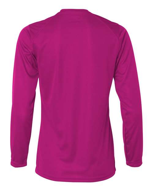 Badger Women's B-Core Long Sleeve T-Shirt 4164 Hot Pink