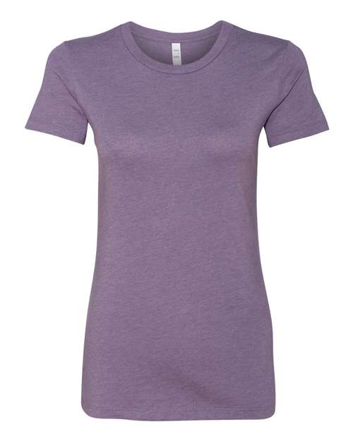 BELLA + CANVAS Women's Slim Fit Tee 6004 Heather Purple