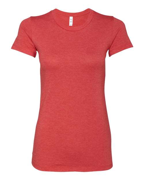 BELLA + CANVAS Women's Slim Fit Tee 6004 Heather Red