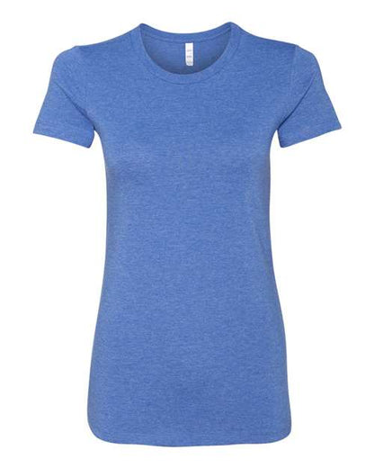 BELLA + CANVAS Women's Slim Fit Tee 6004 Heather True Royal