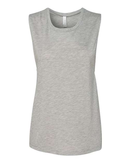 BELLA + CANVAS Women's Flowy Scoop Muscle Tank 8803 Athletic Heather