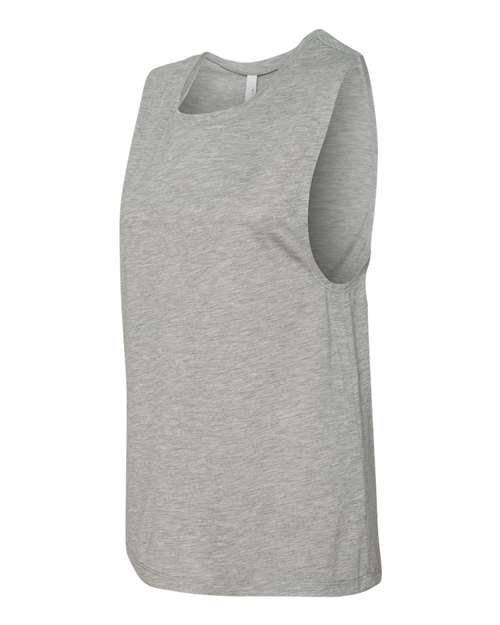 BELLA + CANVAS Women's Flowy Scoop Muscle Tank 8803 Athletic Heather