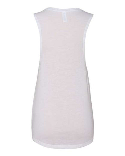BELLA + CANVAS Women's Flowy Scoop Muscle Tank 8803 White