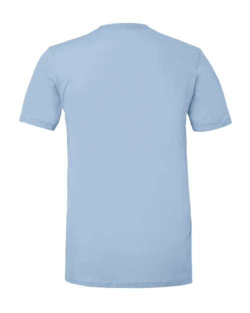 BELLA + CANVAS Jersey Tee 3001 Baby Blue Custom Embroidered Business Logo