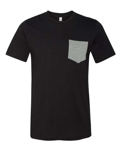 BELLA + CANVAS Jersey Pocket Tee 3021
