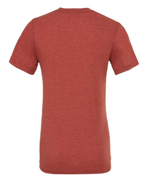 BELLA + CANVAS Triblend Tee 3413 Charity Pink Triblend Custom Embroidered Business Logo