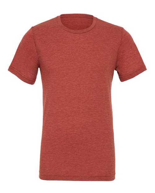 BELLA + CANVAS Triblend Tee 3413 Charity Pink Triblend Custom Embroidered Business Logo