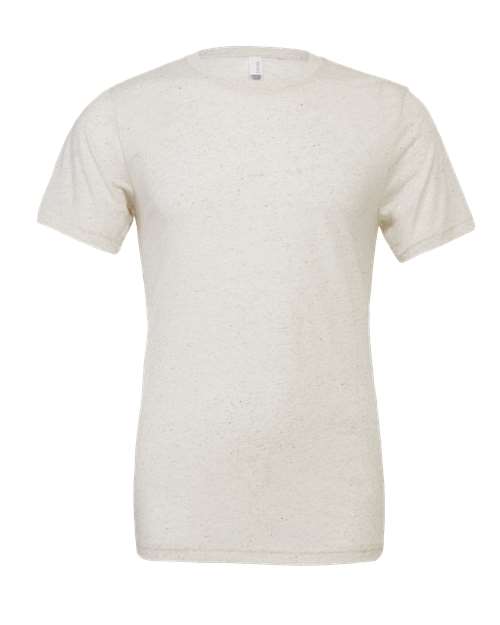 BELLA + CANVAS Triblend Tee 3413 Oatmeal Triblend Custom Embroidered Business Logo