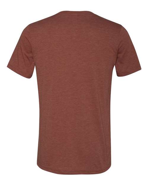 BELLA + CANVAS Triblend V-Neck Short Sleeve Tee 3415 Clay Triblend