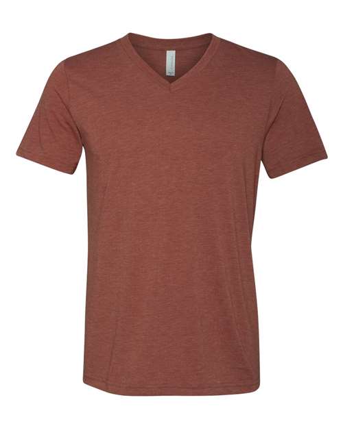 BELLA + CANVAS Triblend V-Neck Short Sleeve Tee 3415 Clay Triblend