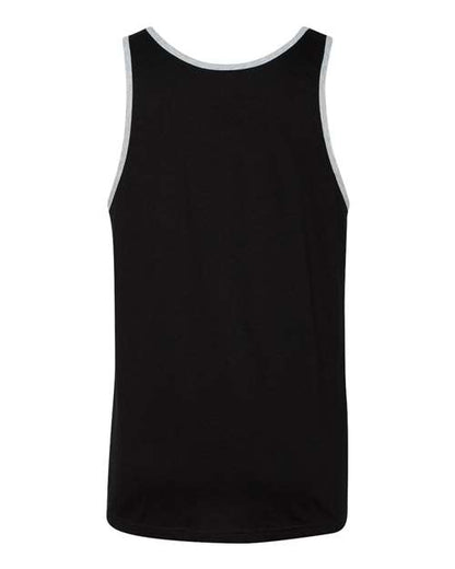 BELLA + CANVAS Jersey Tank 3480 Black/ Athletic Heather