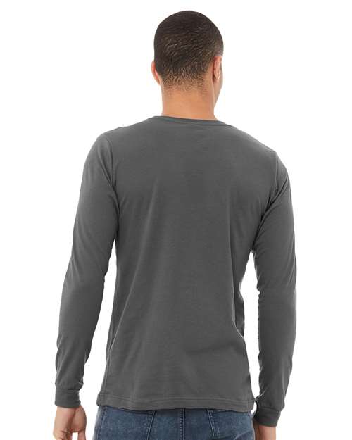 BELLA + CANVAS Jersey Long Sleeve Tee 3501 Asphalt