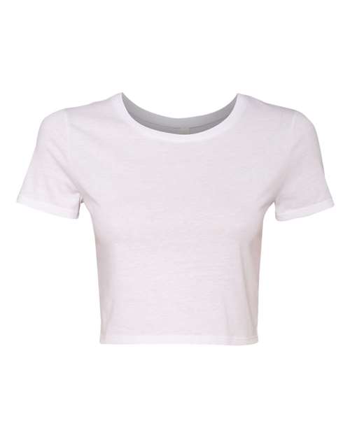 BELLA + CANVAS Women’s Crop Tee 6681 Custom Embroidered Business Logo