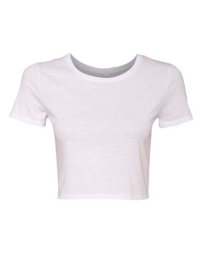 BELLA + CANVAS Women’s Crop Tee 6681 Custom Embroidered Business Logo