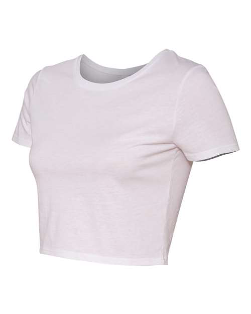 BELLA + CANVAS Women’s Crop Tee 6681 Custom Embroidered Business Logo