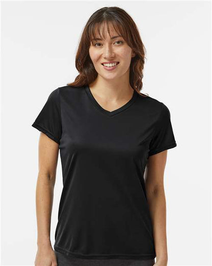 Custom Embroidered  Augusta Sportswear Women's Nexgen Performance V-Neck T-Shirt 1790 Black