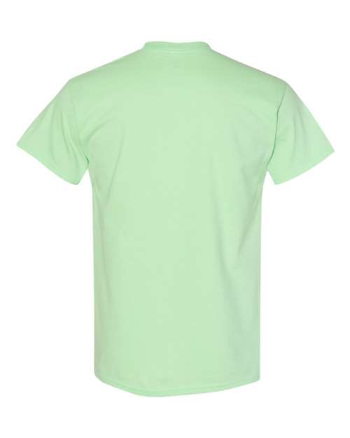 Gildan USA-Made Fine Jersey T-Shirt 5000 Military Green Custom Embroidered Business Logo