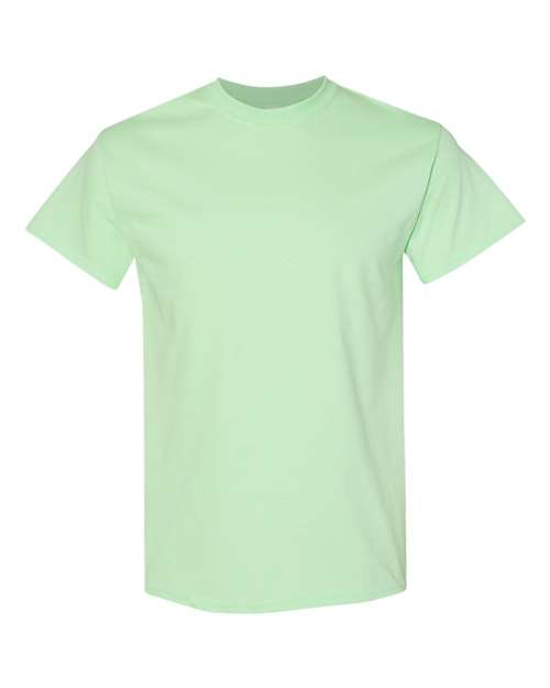 Gildan USA-Made Fine Jersey T-Shirt 5000 Military Green Custom Embroidered Business Logo