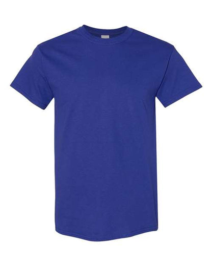 Gildan USA-Made Fine Jersey T-Shirt 5000 Charcoal Custom Embroidered Business Logo
