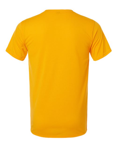 Gildan Performance® T-Shirt 42000 Charcoal Custom Embroidered Business Logo