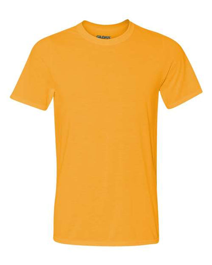 Gildan Performance® T-Shirt 42000 Gold Custom Embroidered Business Logo