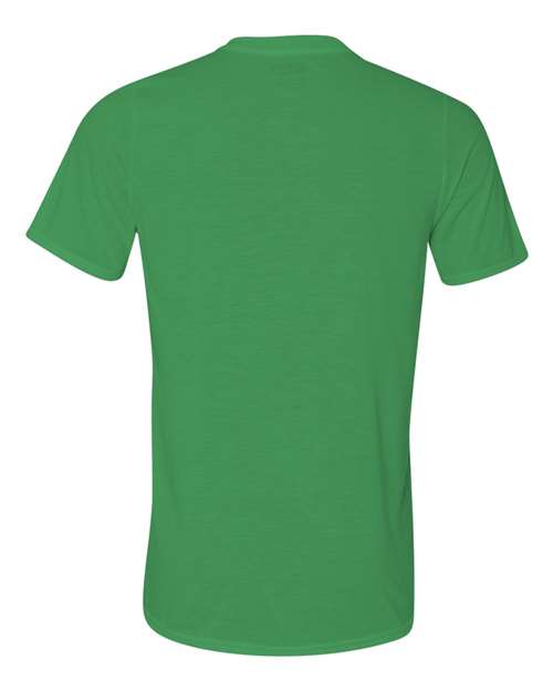 Gildan Performance® T-Shirt 42000 Irish Green Custom Embroidered Business Logo