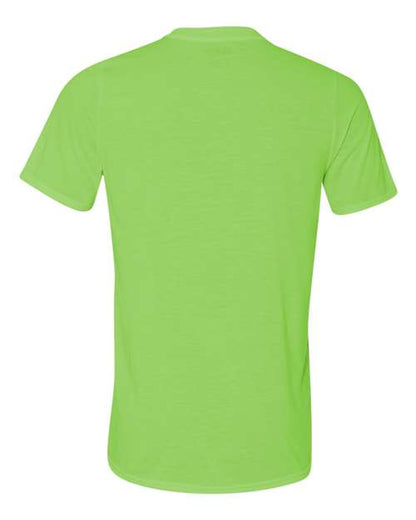 Gildan Performance® T-Shirt 42000 Lime Custom Embroidered Business Logo