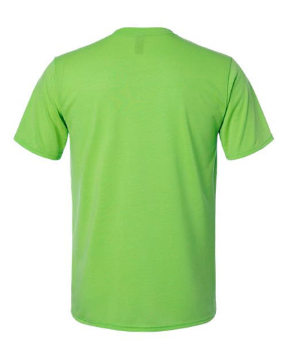 Gildan Performance® T-Shirt 42000 Irish Green Custom Embroidered Business Logo