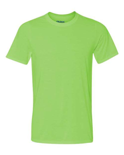 Gildan Performance® T-Shirt 42000 Lime Custom Embroidered Business Logo