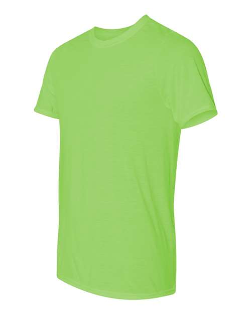 Gildan Performance® T-Shirt 42000 Lime Custom Embroidered Business Logo
