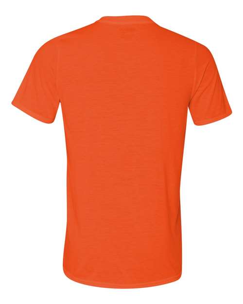 Gildan Performance® T-Shirt 42000 Orange Custom Embroidered Business Logo