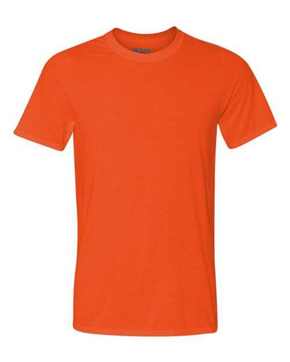 Gildan Performance® T-Shirt 42000 Orange Custom Embroidered Business Logo