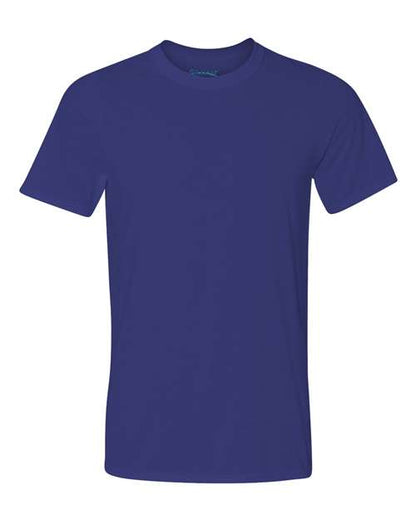 Gildan Performance® T-Shirt 42000 Purple Custom Embroidered Business Logo