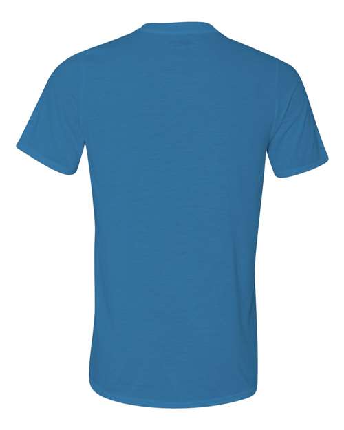 Gildan Performance® T-Shirt 42000 Sapphire Custom Embroidered Business Logo