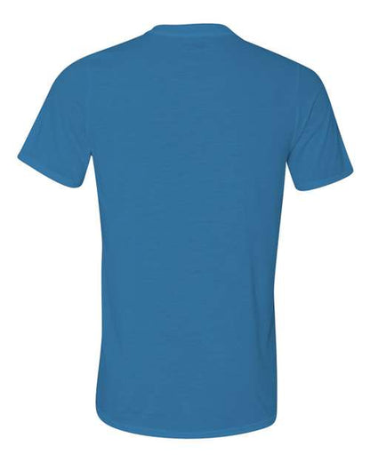 Gildan Performance® T-Shirt 42000 Sapphire Custom Embroidered Business Logo