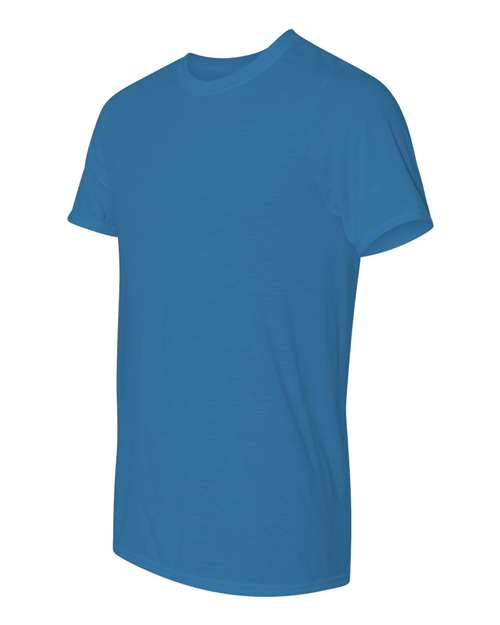 Gildan Performance® T-Shirt 42000 Sapphire Custom Embroidered Business Logo