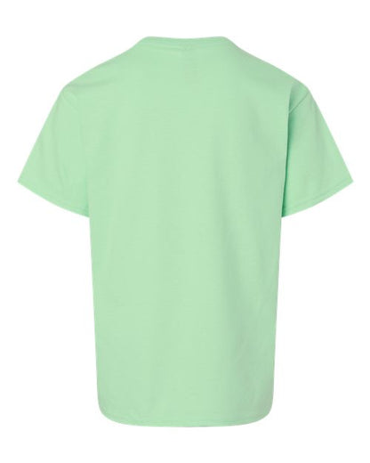 Gildan Ultra Cotton® Youth T-Shirt 2000B Maroon Custom Embroidered Business Logo