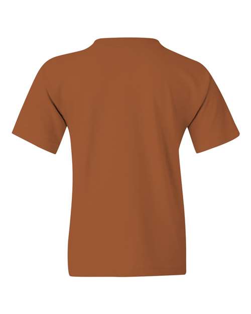 Gildan Heavy Cotton™ Youth T-Shirt 5000B Texas Orange Custom Embroidered Business Logo