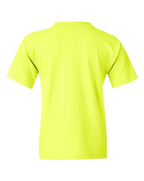 Gildan Heavy Cotton™ Youth T-Shirt 5000B Royal Custom Embroidered Business Logo