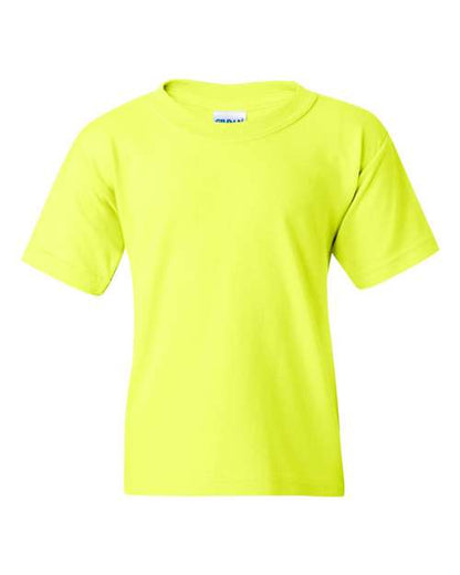 Gildan Heavy Cotton™ Youth T-Shirt 5000B Royal Custom Embroidered Business Logo