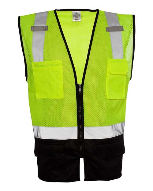 Kishigo Black Bottom Mesh Class 2 Vest 1509