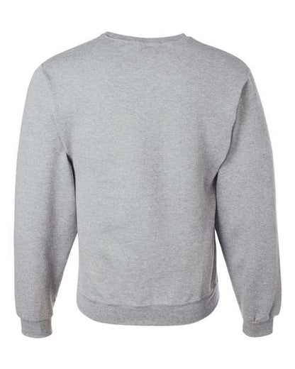 JERZEES NuBlend® Crewneck Sweatshirt 562MR Athletic Heather Custom Embroidered Business Logo