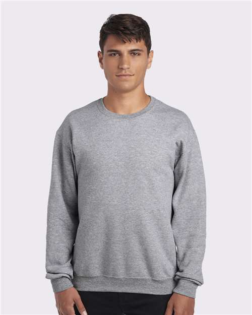 Custom Embroidered  JERZEES NuBlend® Crewneck Sweatshirt 562MR Athletic Heather