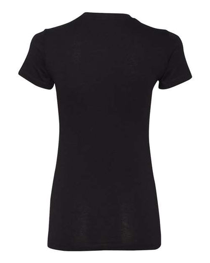 BELLA + CANVAS Women's Slim Fit Tee 6004 Solid Black Blend