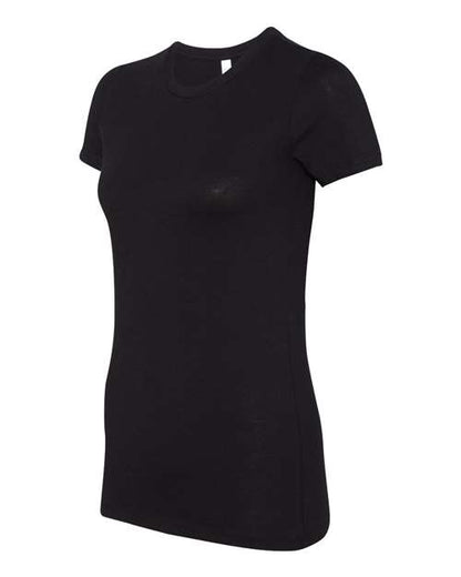 BELLA + CANVAS Women's Slim Fit Tee 6004 Solid Black Blend